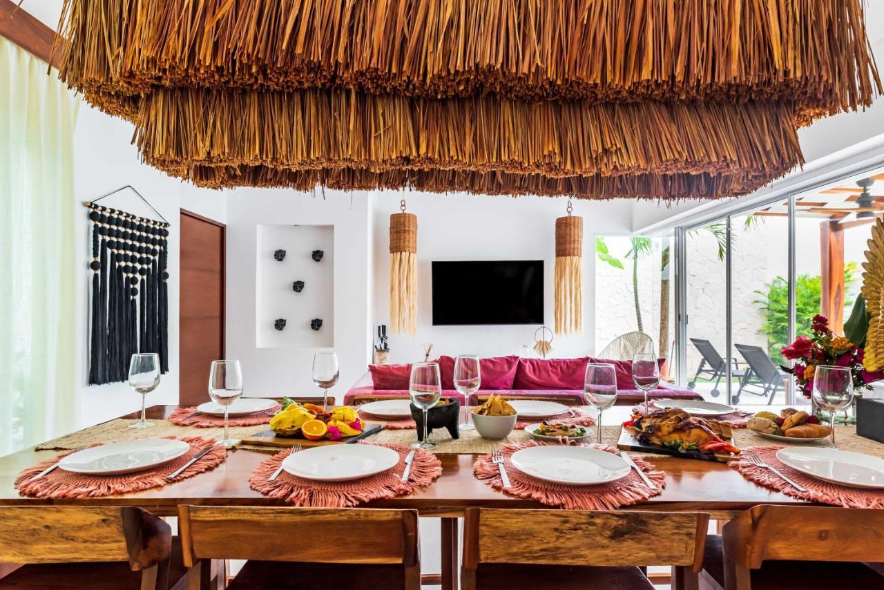 Villa Ek'Balam & Villa Flamingo, Luxury Villas, Private Pool, Private Garden, Jacuzzi, 24H Security Tulum Exterior foto