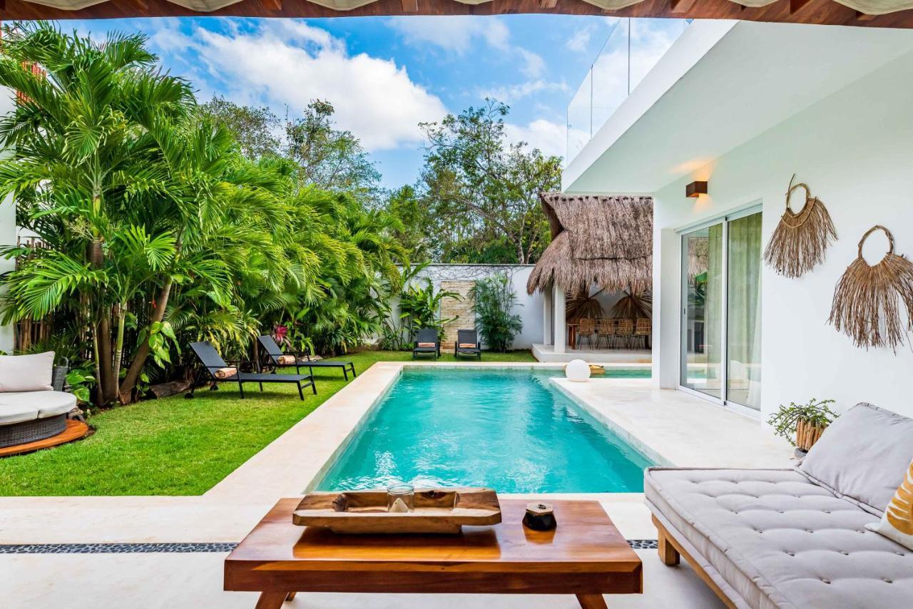 Villa Ek'Balam & Villa Flamingo, Luxury Villas, Private Pool, Private Garden, Jacuzzi, 24H Security Tulum Exterior foto